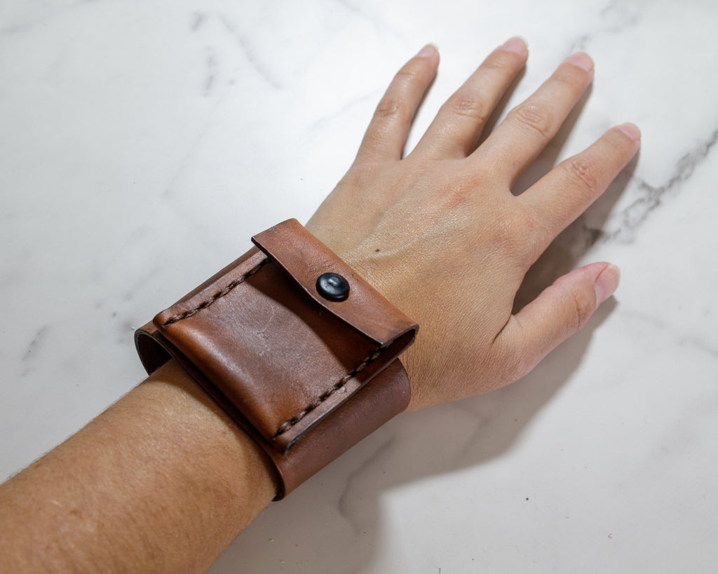 Leather Note Cuff
