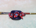 Handmade Leather Ponytail Cuff with Eyes