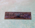 Hand-Tooled Leather Bookmark