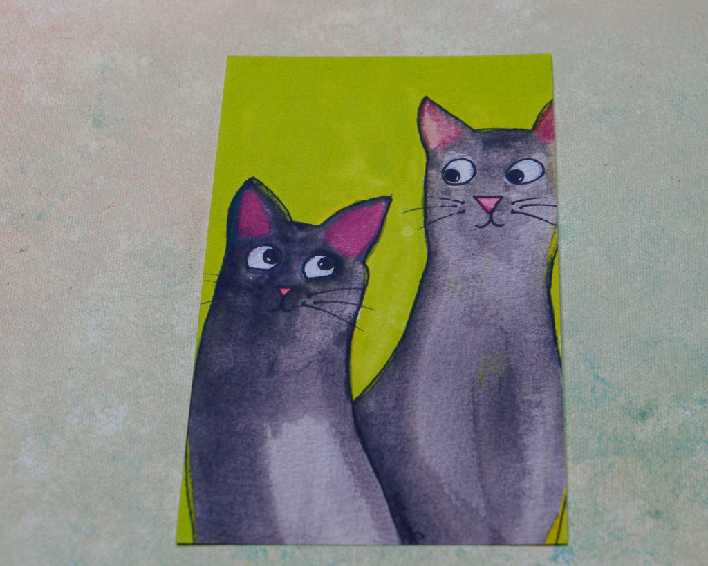 Dumb Cats Post Card Set