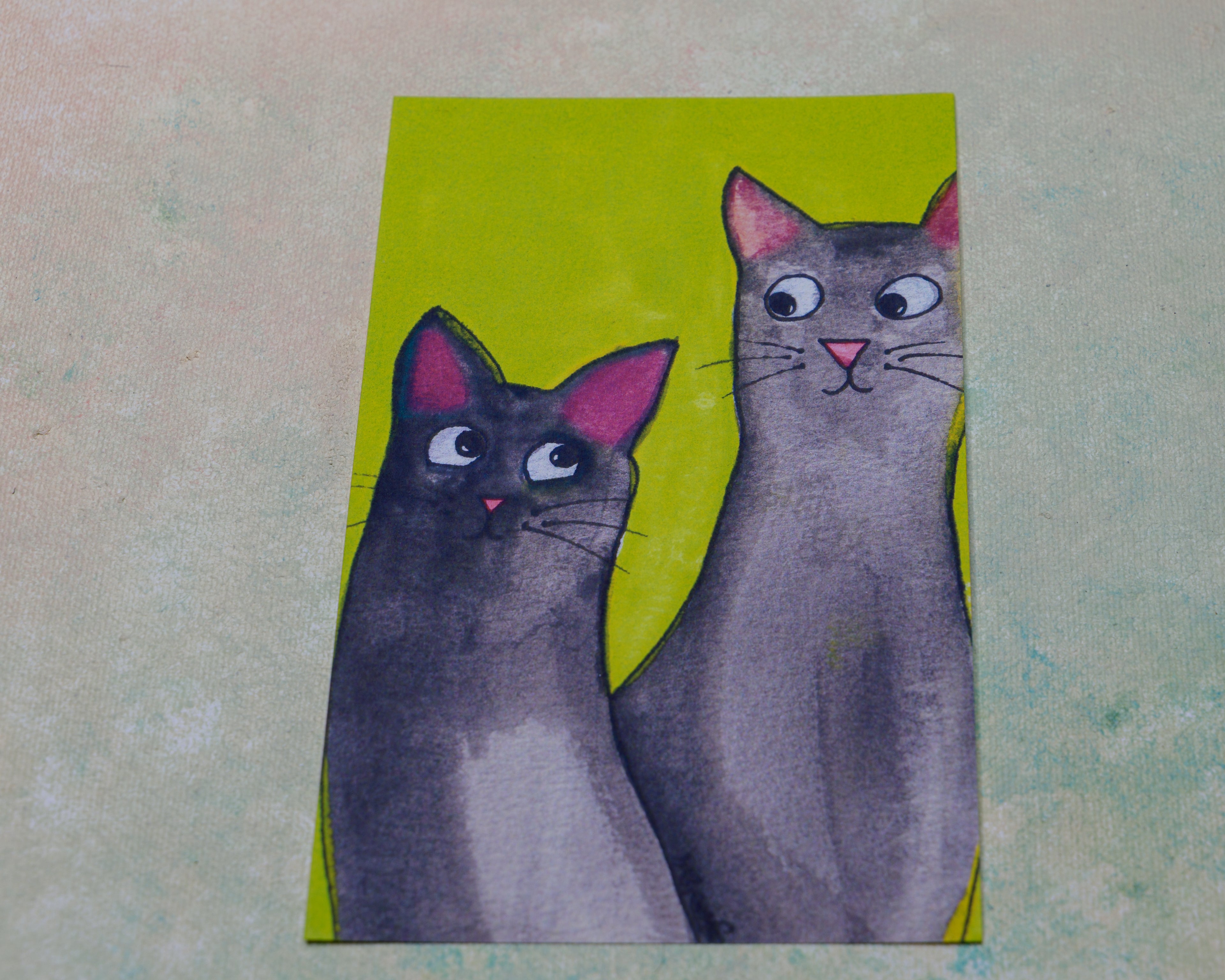 Dumb Cats Post Card Set