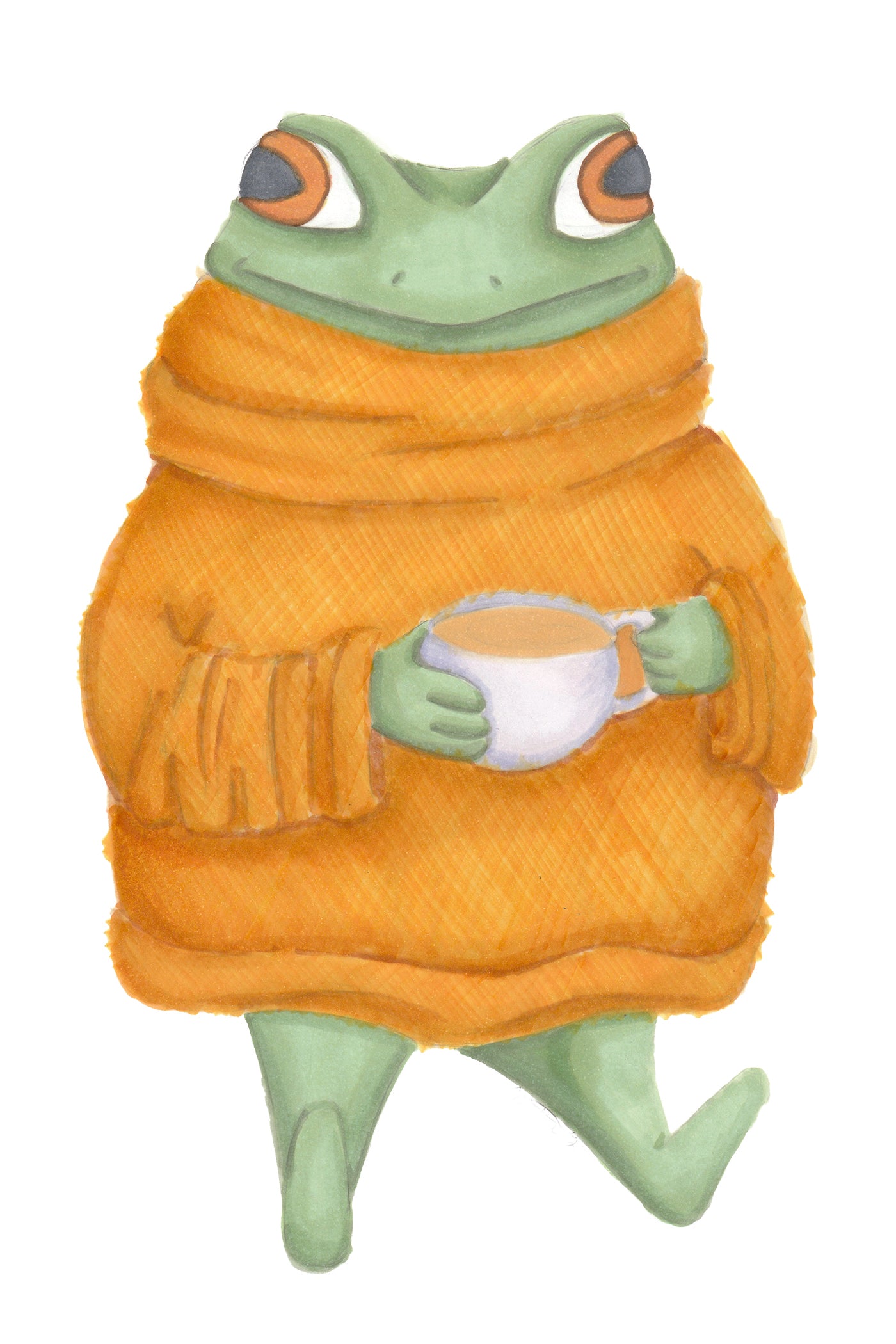 Illustrated Frog Greeting Cards