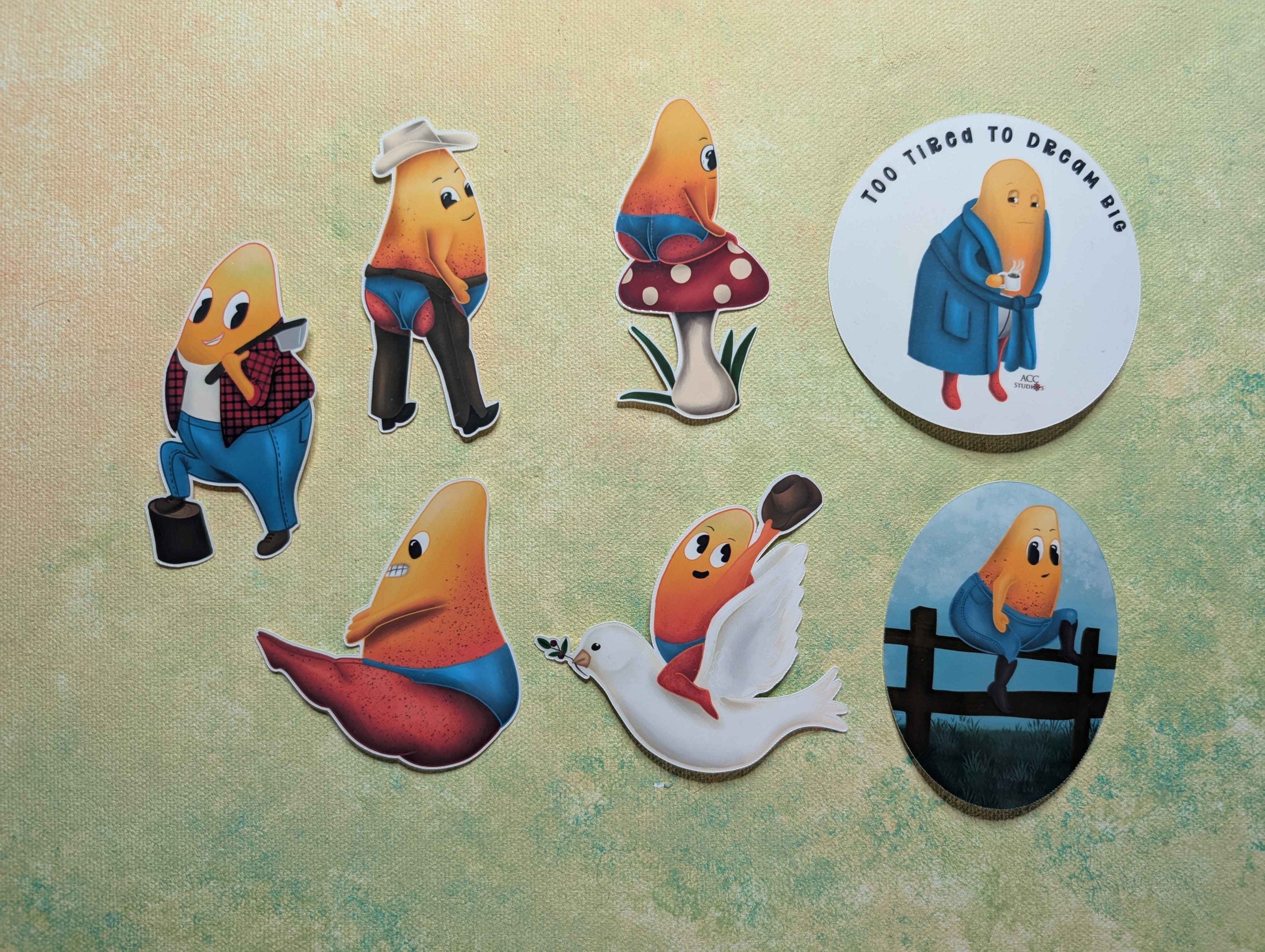 Mango Boy Stickers Set 2