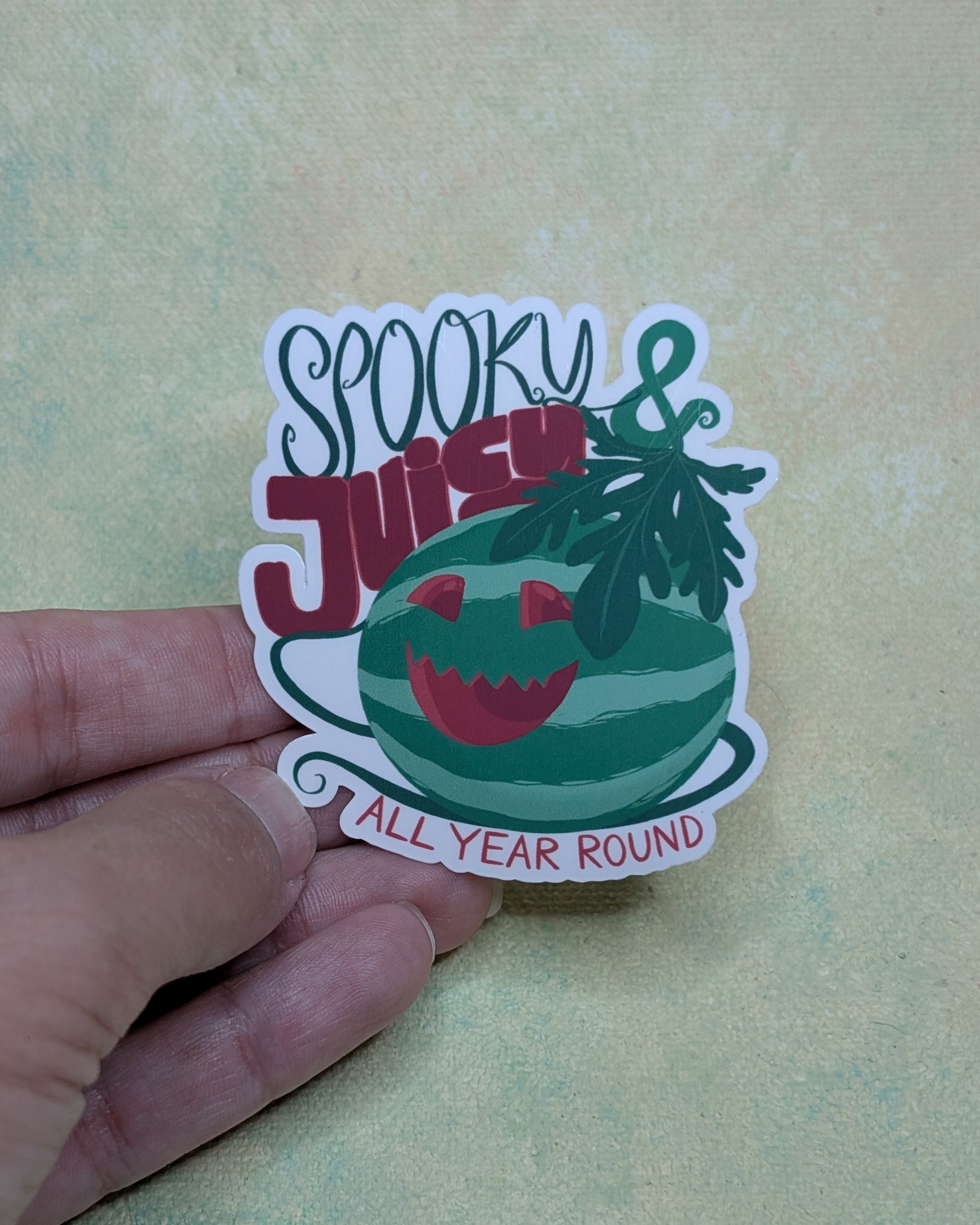 Spooky and Juicy Summerween Sticker