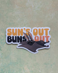 Sun's Out Buns Out Summerween Sticker
