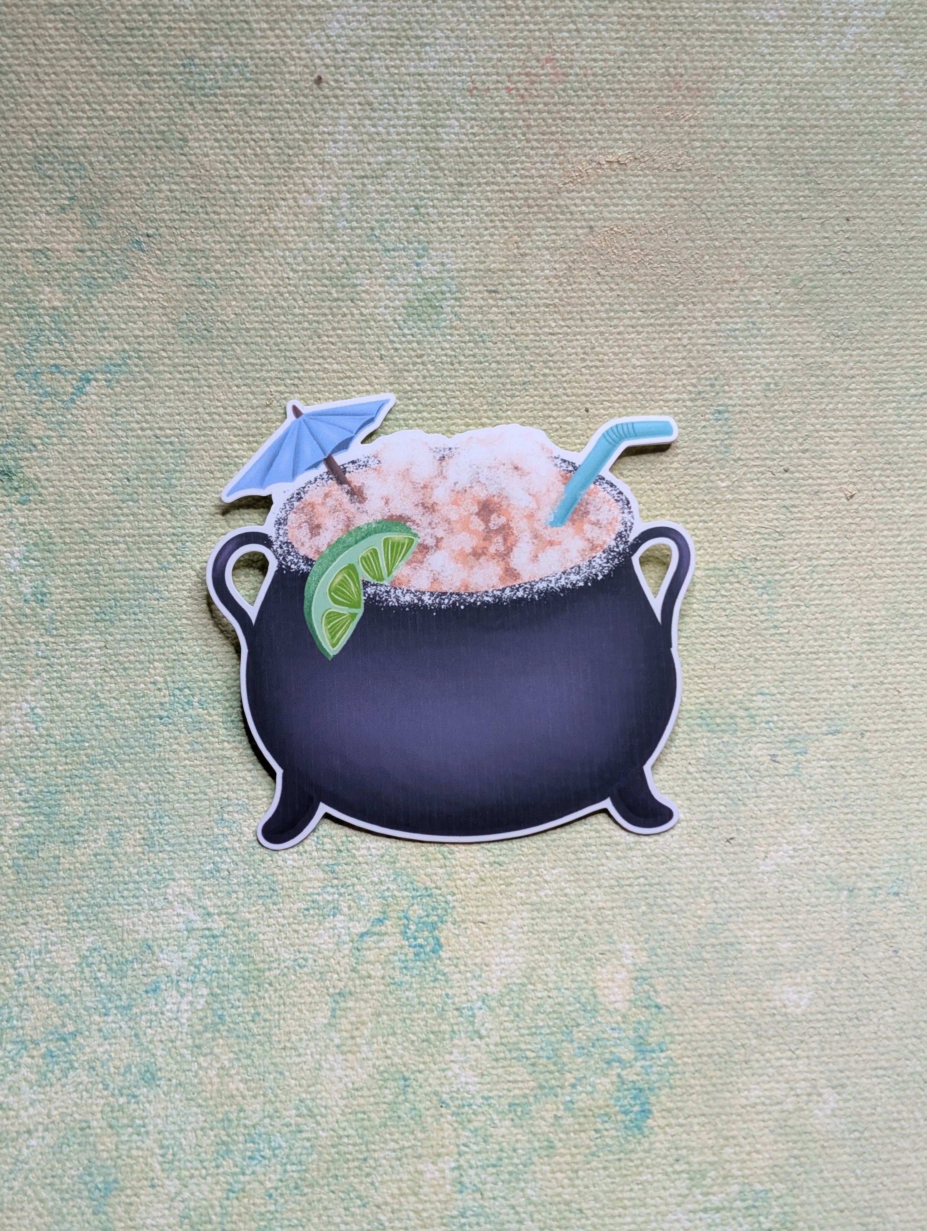 Cauldron Slushie Summerween Sticker