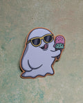 Sun's Out Buns Out Ghost Summerween Sticker
