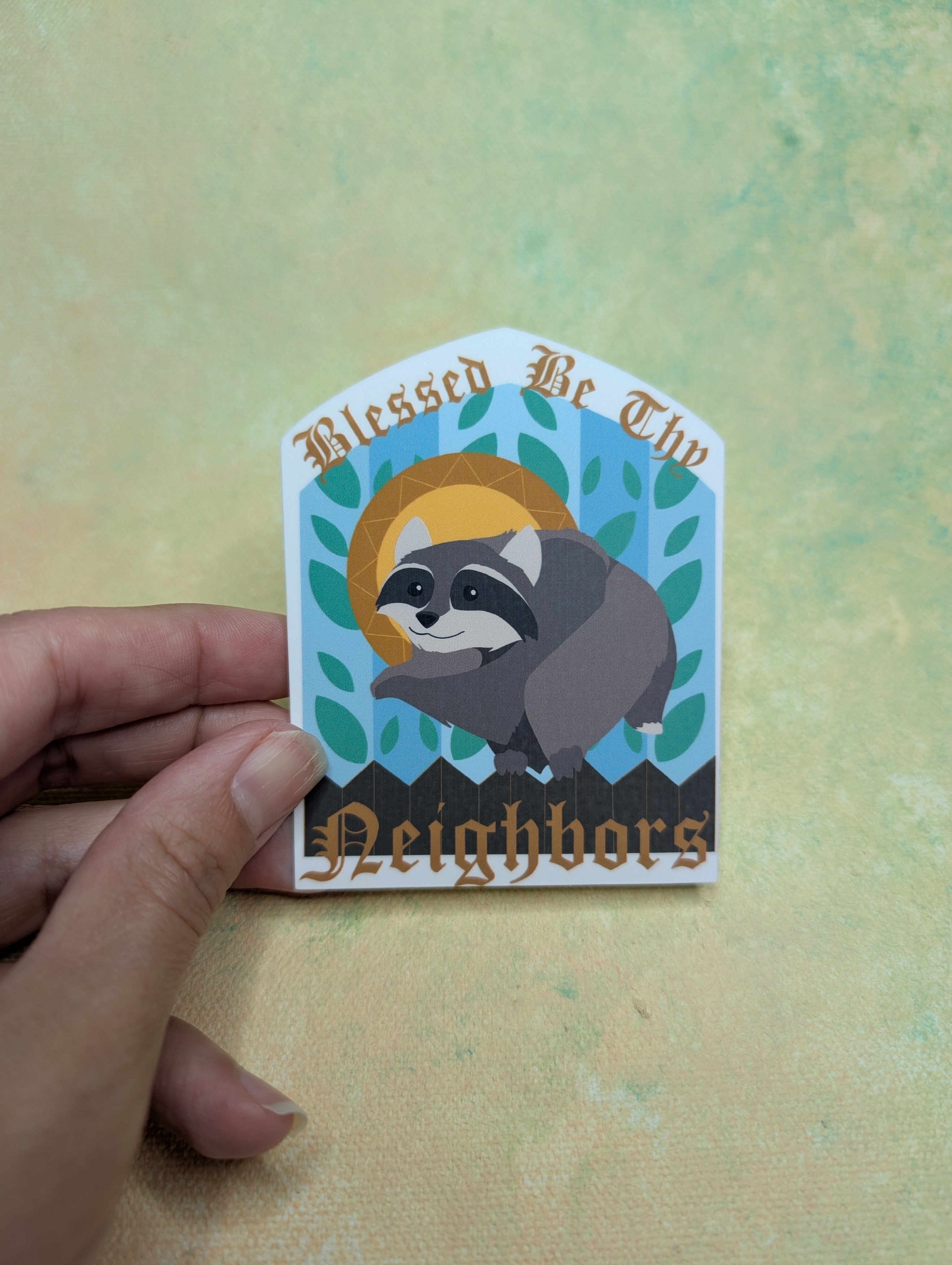 Blessed By Thy Neighbors Jimothy Sticker