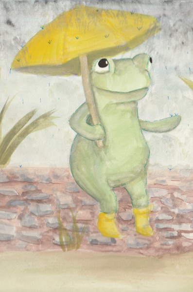 Illustrated Frog Greeting Cards