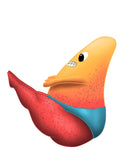 Mango Boy Yoga Art Print
